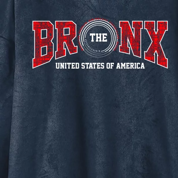 The Bronx Authentic Denim Hooded Wearable Blanket