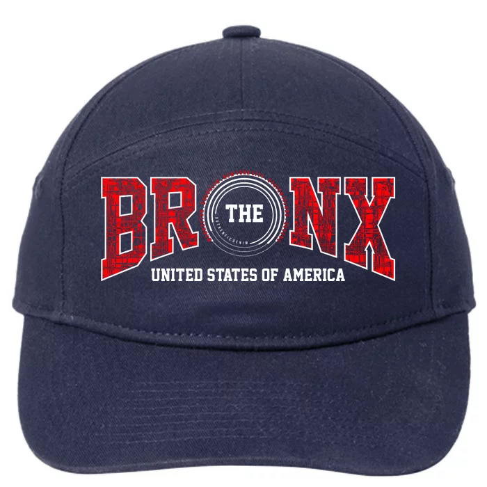 The Bronx Authentic Denim 7-Panel Snapback Hat