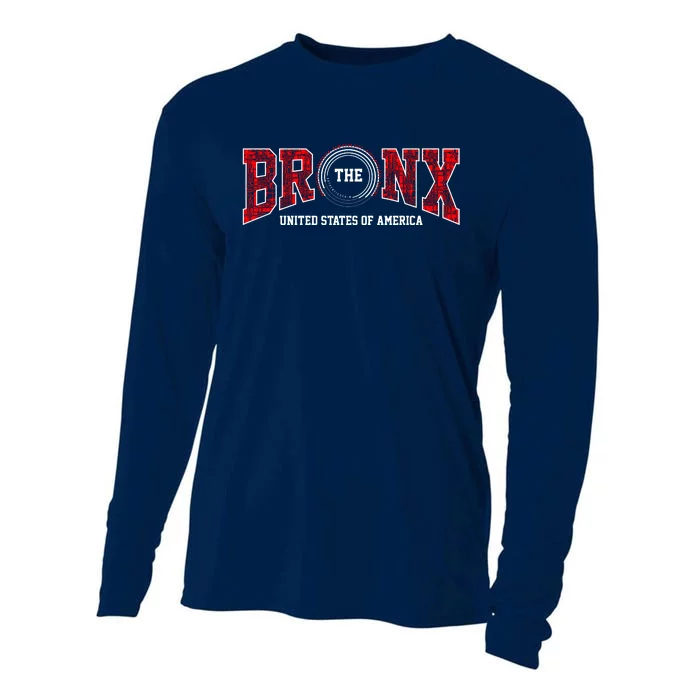 The Bronx Authentic Denim Cooling Performance Long Sleeve Crew