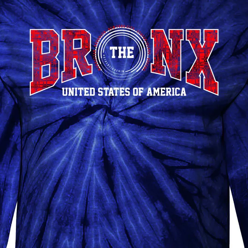 The Bronx Authentic Denim Tie-Dye Long Sleeve Shirt