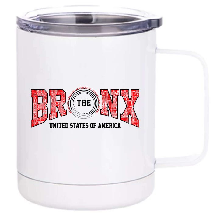 The Bronx Authentic Denim Front & Back 12oz Stainless Steel Tumbler Cup