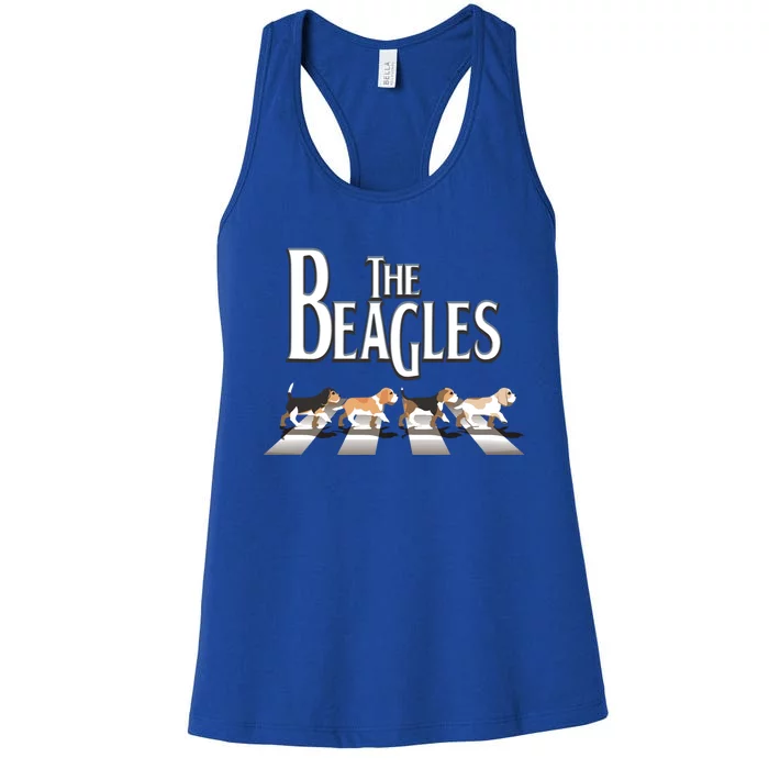 The Beagles Beagle Dog Funny For Beagle Lovers Meaningful Gift Women's Racerback Tank