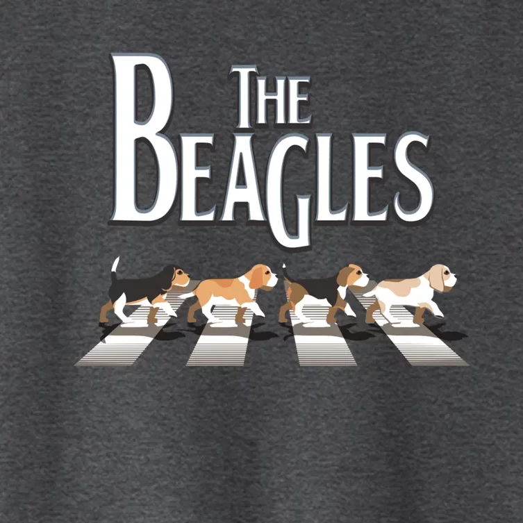 The Beagles Beagle Dog Funny For Beagle Lovers Meaningful Gift Women's Crop Top Tee