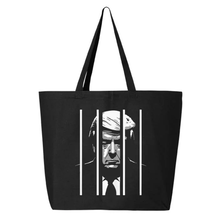 Trump Behind Bars ...Funny Anti Trump 25L Jumbo Tote