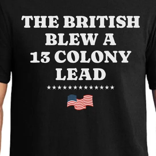 The British Blew It Funny 4th Of July Design Pajama Set