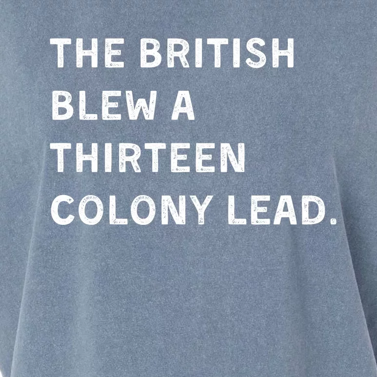 The British Blew A Thirteen Colony Lead Garment-Dyed Women's Muscle Tee