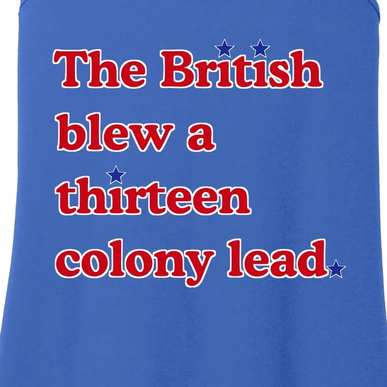 The British Blew A Thirteen Colony Lead Ladies Essential Tank