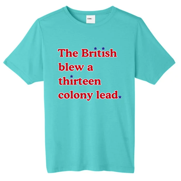 The British Blew A Thirteen Colony Lead ChromaSoft Performance T-Shirt