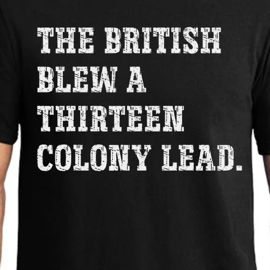 The British Blew A 13 Colony Lead Philadelphia Pajama Set