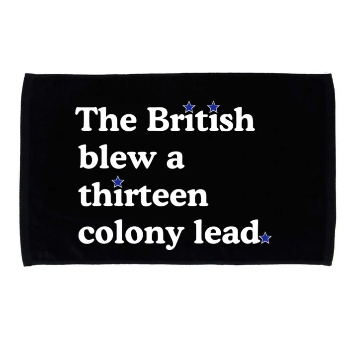 The British Blew A Thirteen Colony Lead Microfiber Hand Towel