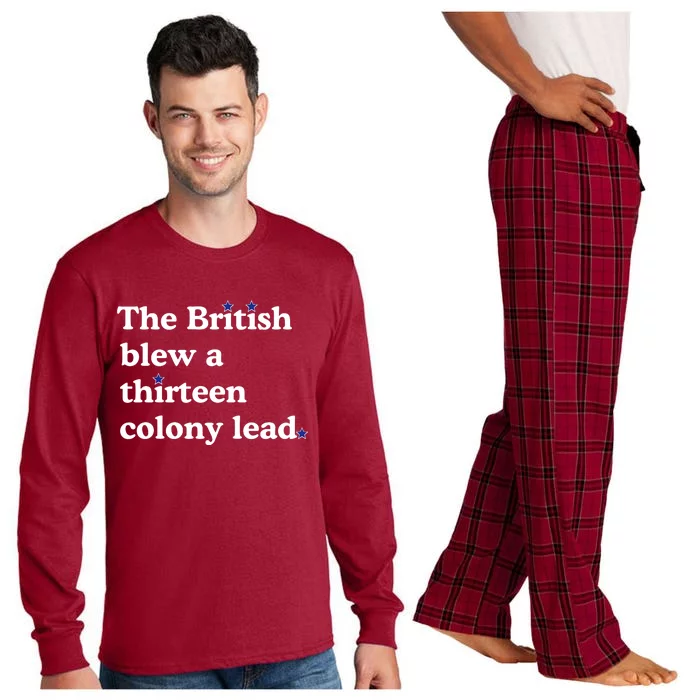 The British Blew A Thirteen Colony Lead Long Sleeve Pajama Set