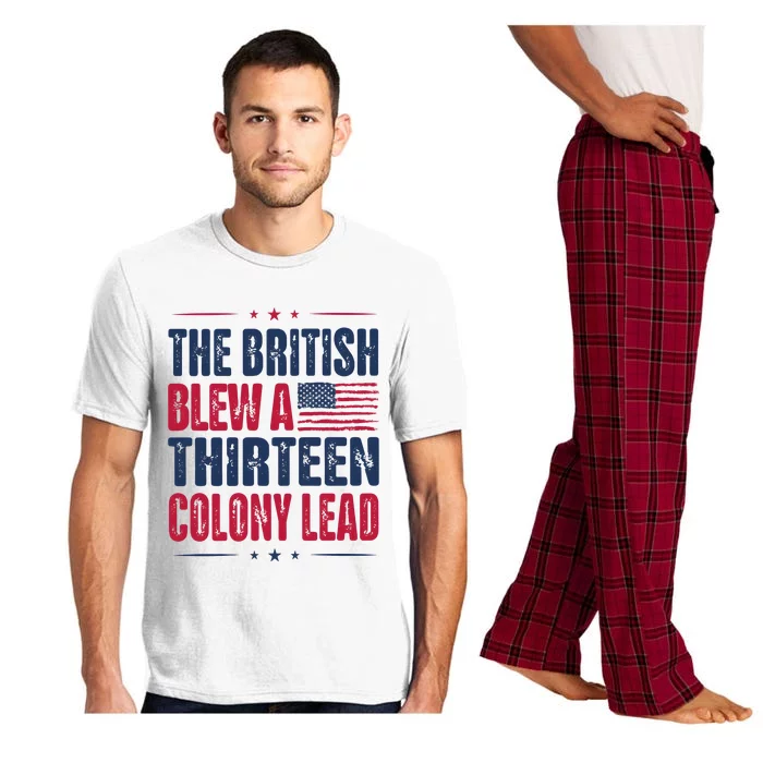 The British Blew A Thirteen Colony Lead Vintage Pajama Set