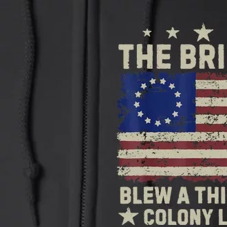 The British Blew A Thirteen Colony Lead Full Zip Hoodie