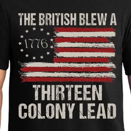 The British Blew A 13 Colony Lead Funny Pajama Set