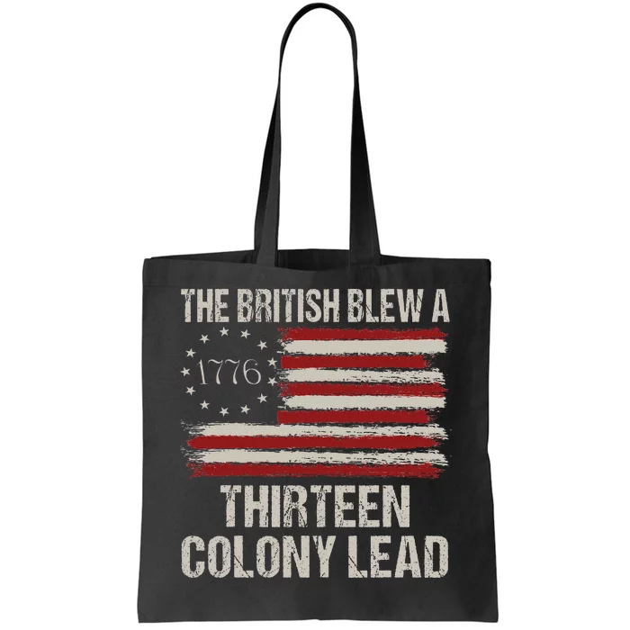 The British Blew A 13 Colony Lead Funny Tote Bag