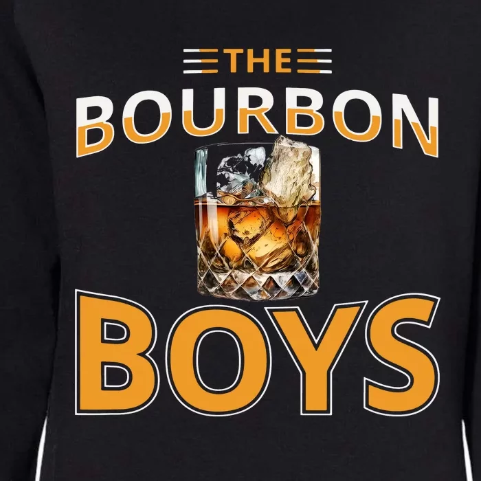 The Bourbon Bourbon On Rocks Highball Drinking Glass Womens California Wash Sweatshirt