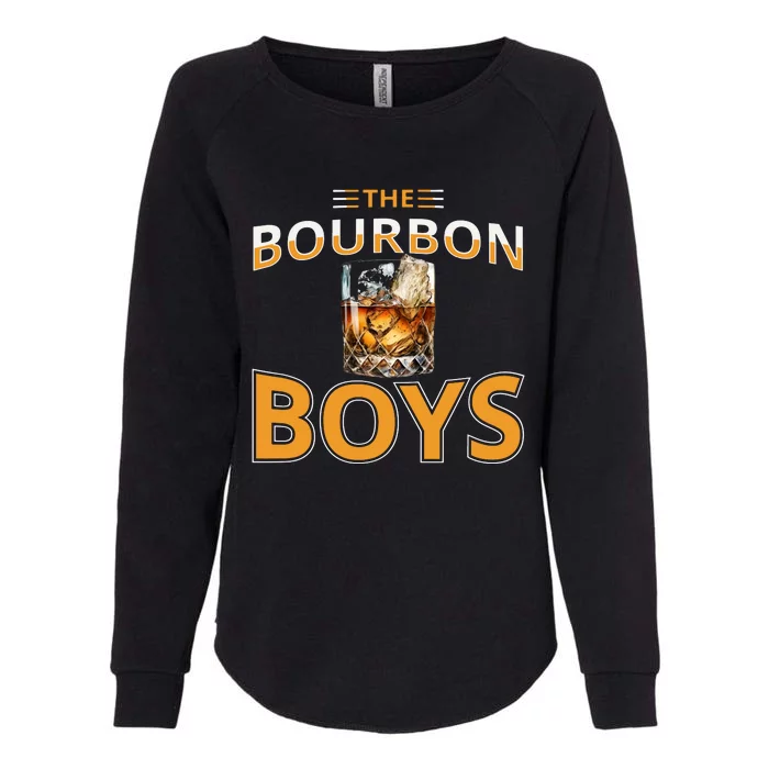 The Bourbon Bourbon On Rocks Highball Drinking Glass Womens California Wash Sweatshirt