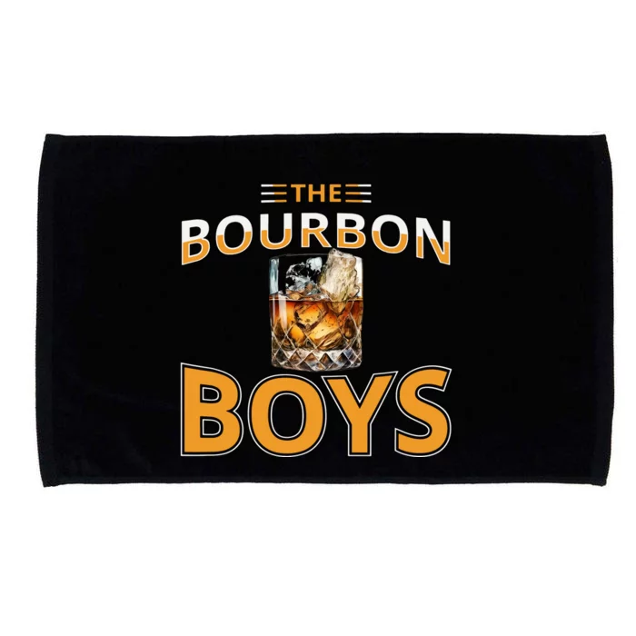 The Bourbon Bourbon On Rocks Highball Drinking Glass Microfiber Hand Towel