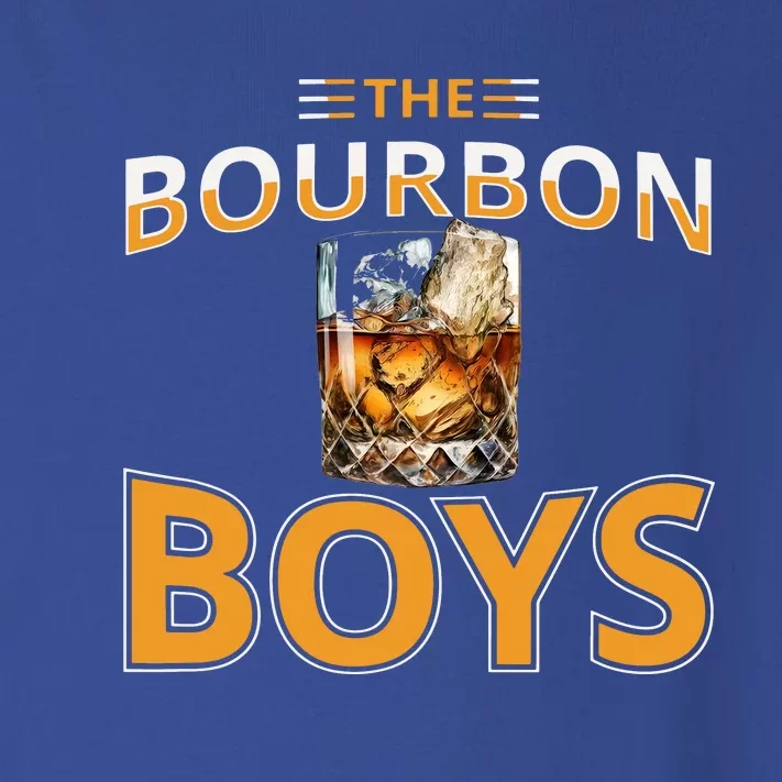 The Bourbon Bourbon On Rocks Highball Drinking Glass Toddler Long Sleeve Shirt