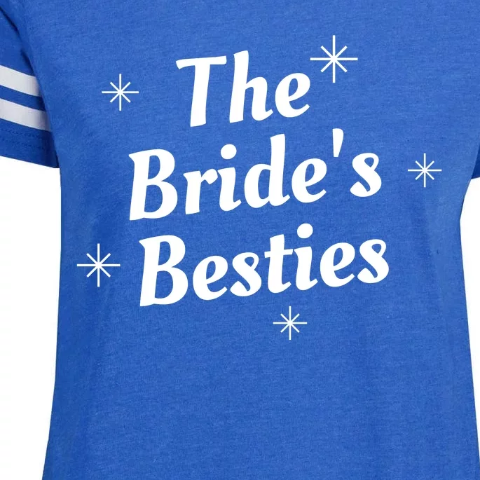 The Brides Besties Bachelorette Party Enza Ladies Jersey Football T-Shirt