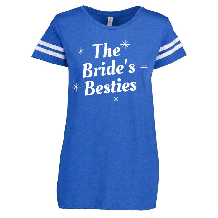 The Brides Besties Bachelorette Party Enza Ladies Jersey Football T-Shirt