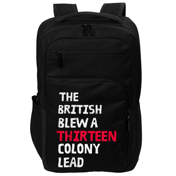 The British Blew A Thirteen Colony Lead Impact Tech Backpack