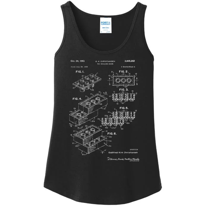 Toy Building Brick Patent Ladies Essential Tank