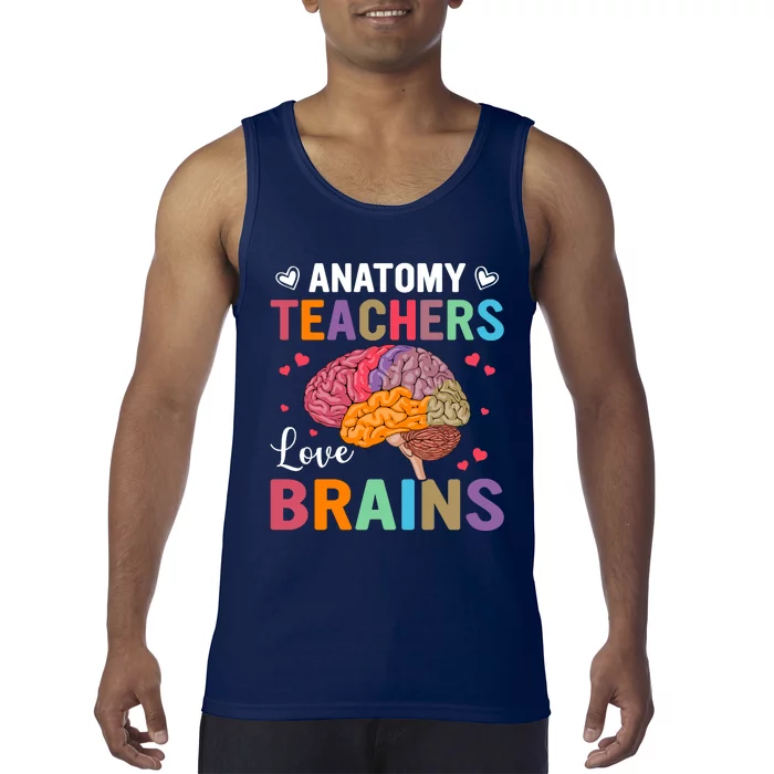 Teachers Brains Back To School Tank Top