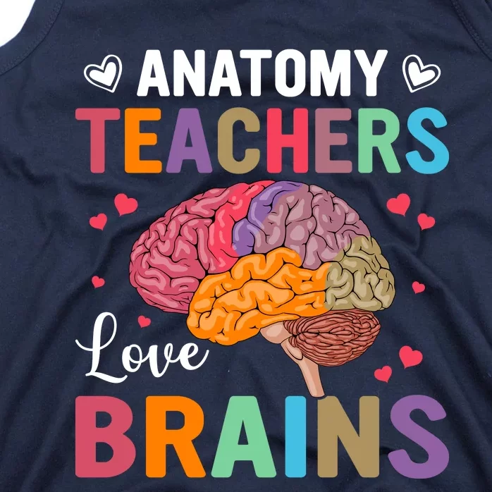 Teachers Brains Back To School Tank Top