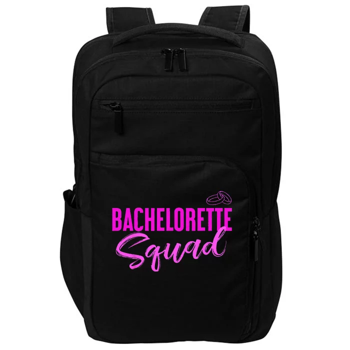 Team Bride Bachelorette Squad Impact Tech Backpack