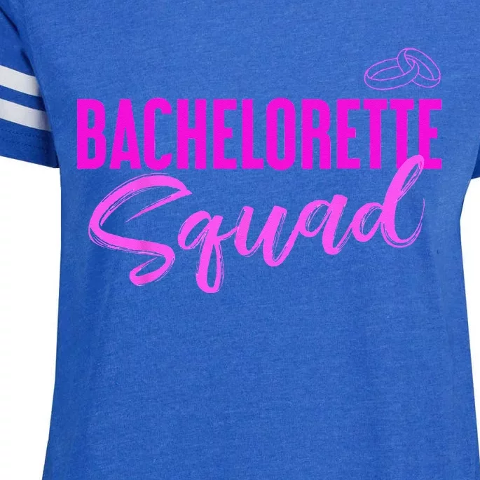 Team Bride Bachelorette Squad Enza Ladies Jersey Football T-Shirt