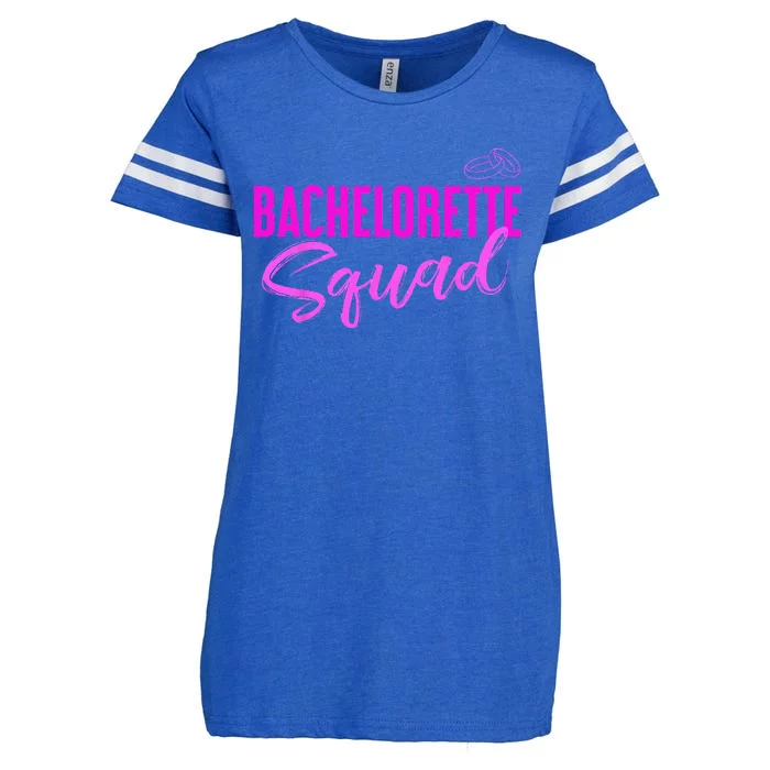 Team Bride Bachelorette Squad Enza Ladies Jersey Football T-Shirt