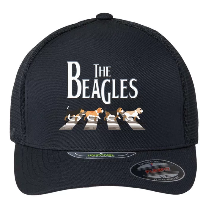 The Beagles Beagle Dog Funny For Beagle Lovers Flexfit Unipanel Trucker Cap