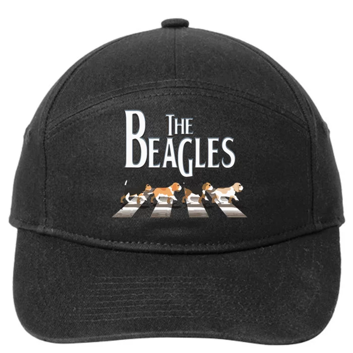 The Beagles Beagle Dog Funny For Beagle Lovers 7-Panel Snapback Hat