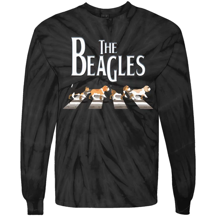 The Beagles Beagle Dog Funny For Beagle Lovers Tie-Dye Long Sleeve Shirt