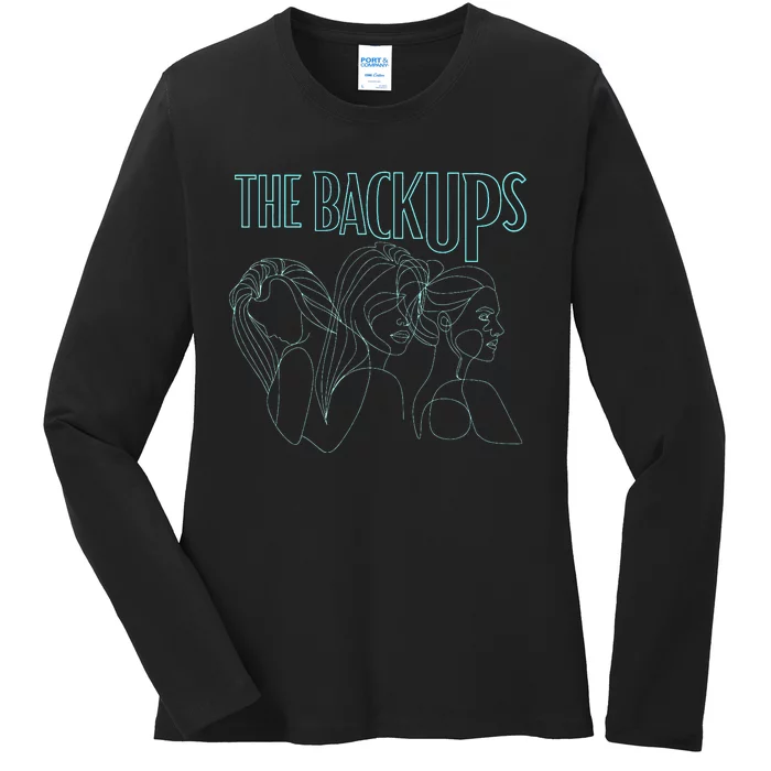 The Backups Band Merch Ladies Long Sleeve Shirt