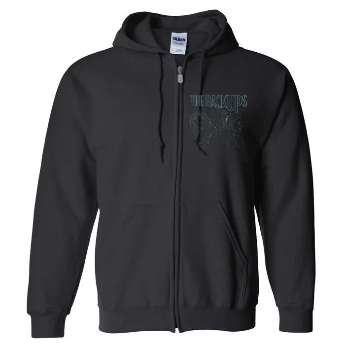 The Backups Band Merch Full Zip Hoodie