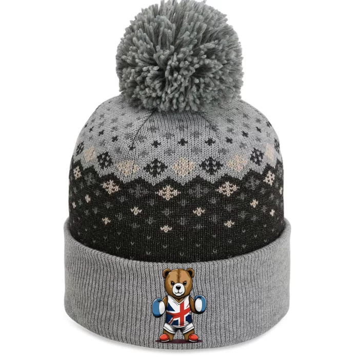 Teddy Bear Boxing Premium The Baniff Cuffed Pom Beanie