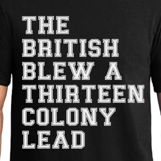 The British Blew A Thirteen Colony Lead Pajama Set