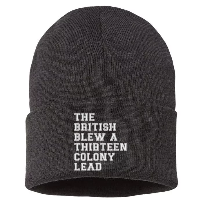 The British Blew A Thirteen Colony Lead Sustainable Knit Beanie