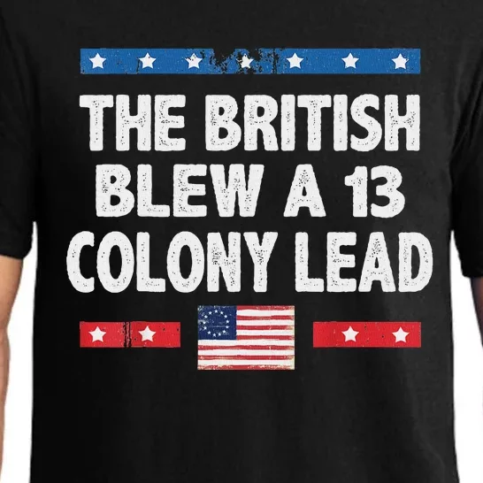 The British Blew A 13 Colony Lead Funny 4th Of July Pajama Set