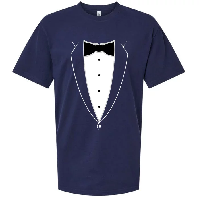 Tstars Black Bow Tie Suit Sueded Cloud Jersey T-Shirt