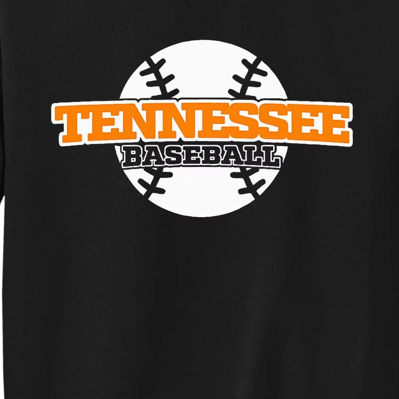 Tennessee Baseball Block Font Tall Sweatshirt