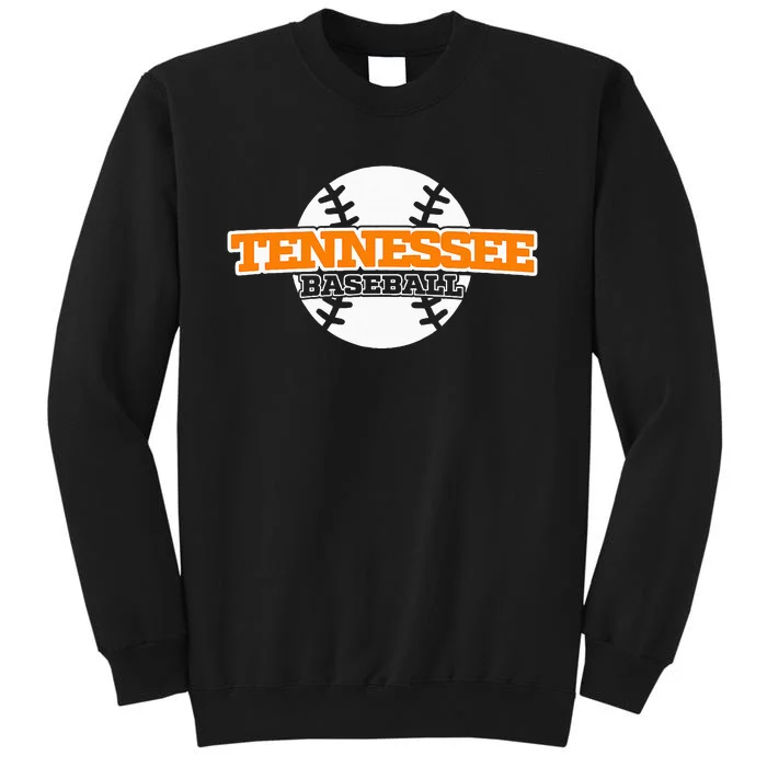 Tennessee Baseball Block Font Tall Sweatshirt