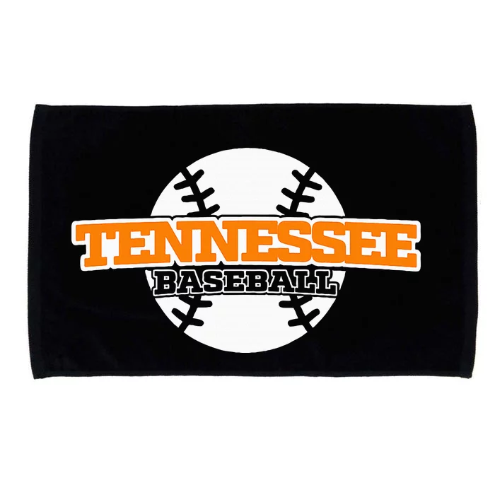 Tennessee Baseball Block Font Microfiber Hand Towel