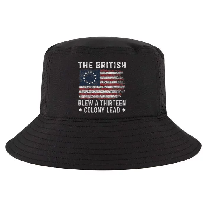 The British Blew A 13 Colony Lead Cool Comfort Performance Bucket Hat