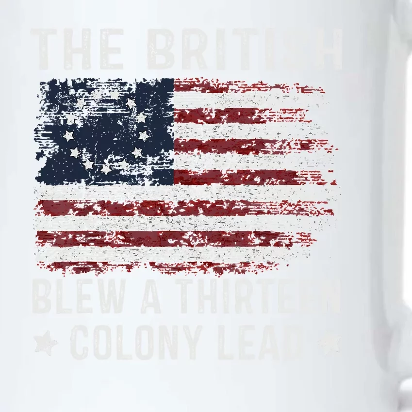 The British Blew A 13 Colony Lead Black Color Changing Mug