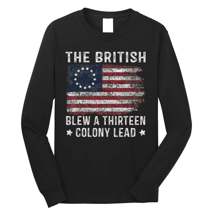 The British Blew A 13 Colony Lead Long Sleeve Shirt