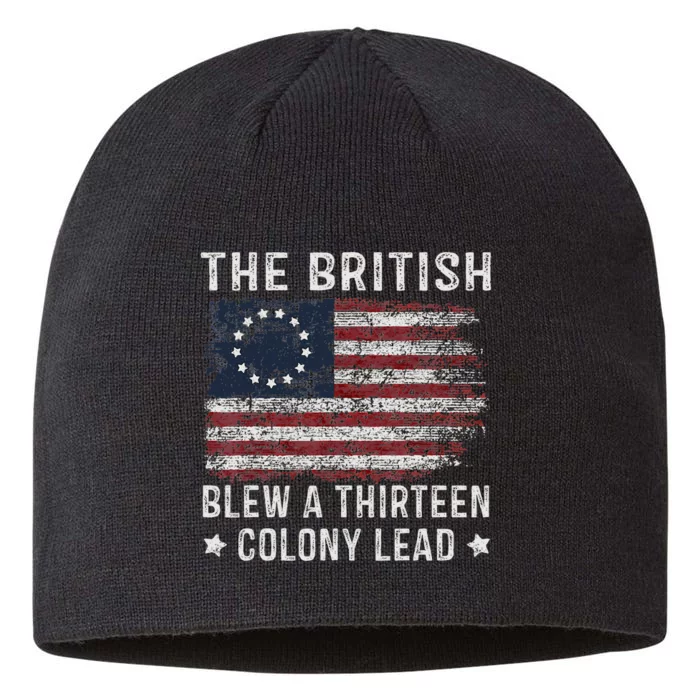 The British Blew A 13 Colony Lead 8 1/2in Sustainable Knit Beanie