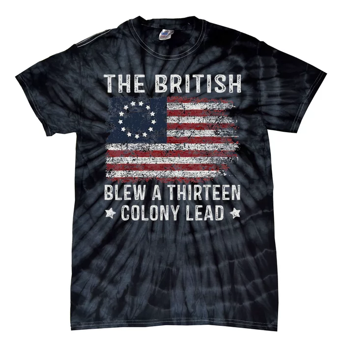 The British Blew A 13 Colony Lead Tie-Dye T-Shirt